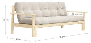Unwind Clay Brown kinyitható kanapé - Karup Design