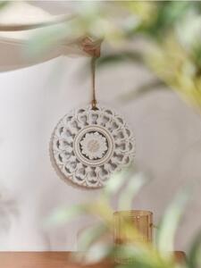 Sinsay - Kerek függő dekoráció ornamentális mintával - fehér