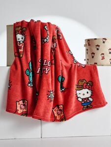 Sinsay - Kovbojmintás takaró Hello Kitty - piros