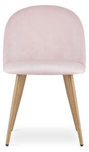 PreHouse BELLO szék - bársonyos rózsaszín