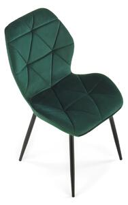 MEBLINE Kárpitozott szék K453 sötétzöld