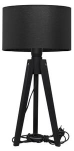 Helam Asztali lámpa ALBA 1xE27/60W/230V fekete/fenyő HE1520
