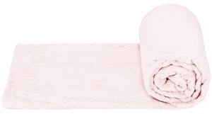 PreHouse Kétoldalas plüss takaró 70 x 160 cm - világos rózsaszín