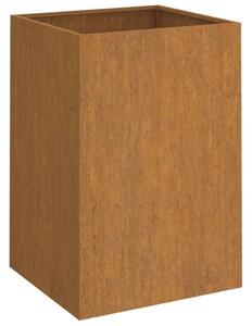 Szürke corten acél növénytartó 52 x 48 x 75 cm