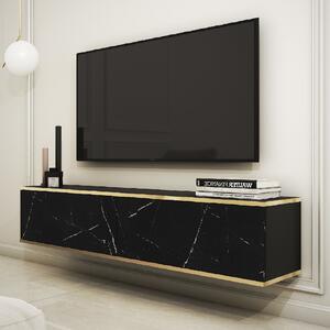 BUTORLINE TV szekrény ARA 135 fekete márvány