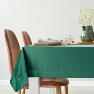 Egyszínű bársony asztalterítő Sötétzöld 145x350 cm