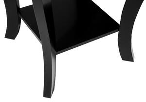 Kis oldalasztal fekete színben AVON