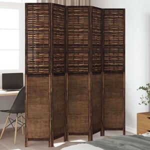 5 Paneles Bambusz Fa Térelválasztó - 175x220cm
