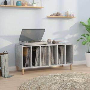 VidaXL betonszürke szerelt fa hanglemezszekrény 100 x 38 x 48 cm