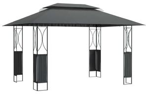 Kerti Acél Pavilon - 400x300x270 cm - Antracitszürke