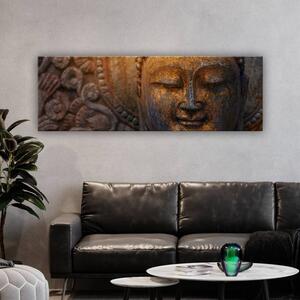 120x50cm - Buddha a fényben vászonkép