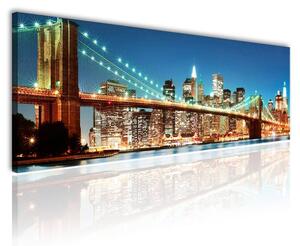 120x50cm - New York fényei vászonkép