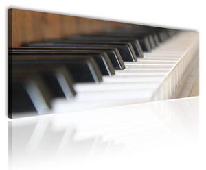 120x50cm - Zongora vászonkép