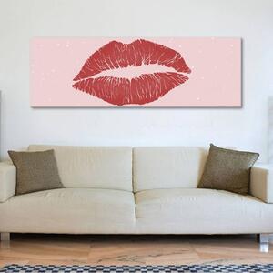 120x50cm - Csók vászonkép