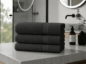CLARYSSE ELEGANCE törölköző 60x110 cm antracit, 100% pamut