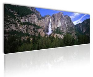 120x50cm - Zuhanó vízesés vászonkép