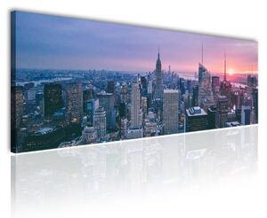 120x50cm - Felhőkarcolók NY vászonkép