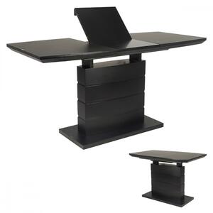 HT-420 Modern Bővíthető Étkezőasztal Fekete Színben 110+40x70 cm