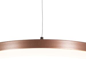 Design függőlámpa bronz 60 cm LED-del 3 fokozatban szabályozható - Anello
