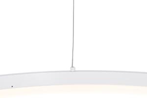 Design függőlámpa fehér 80 cm LED-del 3 fokozatban szabályozható - Anello