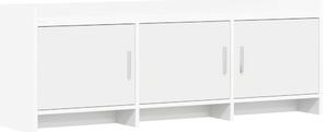 TV szekrény 130 x 33 x 47 cm Fehér Szerelt Fa
