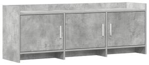 TV szekrény 130 x 33 x 47 cm Betonszürke Szerelt Fa