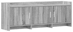 TV szekrény 130 x 33 x 47 cm Szürke Sonoma Szerelt Fa