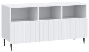 TV szekrény fiókkal Fehér 102 x 34,5 x 50 cm Szerelt Fa