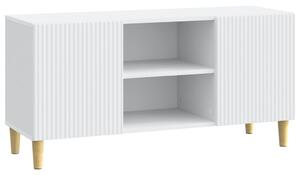 TV szekrény Fehér 102 x 34,5 x 50 cm Szerelt Fa