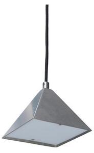 Függőlámpa ferm LIVING, Kare, dimmable, Fémes, Nappali, Rozsdamentes acél, Dizájn
