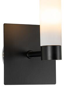 Modern fürdőszobai fali lámpa fekete IP44 - Kád