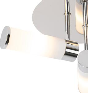 Modern fürdőszobai mennyezeti lámpa króm 3-lámpás IP44 - Kád