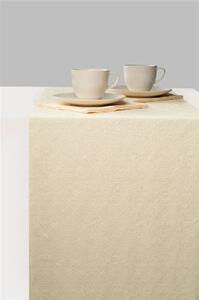 Elegance cream dombornyomott papír asztali futó 33x600cm