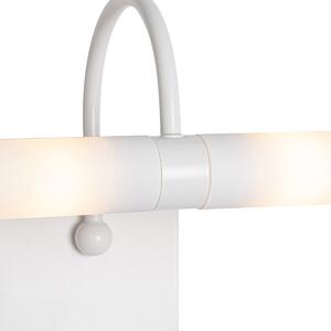 Klasszikus fürdőszobai fali lámpa fehér IP44 2 fényű - Bath Arc