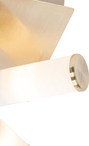 Modern fürdőszobai mennyezeti lámpa sárgaréz 4-lámpás IP44 - Kád