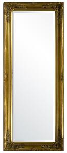 Barokkos faragású antikolt óarany fali tükör 54x134x4cm