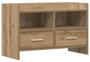 TV szekrény 71,5 x 33 x 47 cm Kézműves Tölgy Szerelt Fa