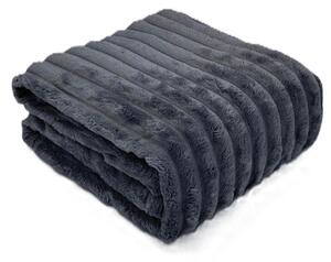 Takaró Stripe szürke 150x200cm TiaHome