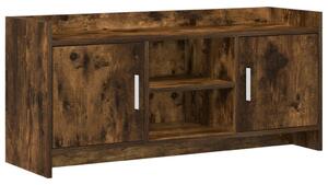 TV szekrény 102 x 33 x 47 cm Füstös Tölgy Szerelt Fa