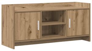 TV szekrény 102 x 33 x 47 cm Kézműves Tölgy Szerelt Fa