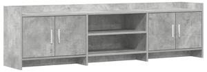 TV szekrény 168 x 33 x 47 cm Betonszürke Szerelt Fa