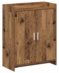 Cipőszekrény tárolóval Antik Fa 73,5 x 36 x 92 cm Szerelt Fa