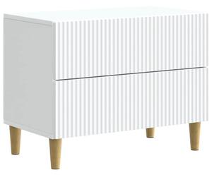Éjjeliszekrény fiókkal Fehér 62 x 34,5 x 48 cm Szerelt Fa