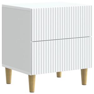 Éjjeliszekrény fiókkal Fehér 43 x 34,5 x 48 cm Szerelt Fa