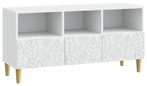 TV szekrény 102 x 34,5 x 50 cm Fehér Szerelt Fa