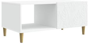Dohányzóasztal Fehér 90 x 50 x 40 cm Szerelt Fa