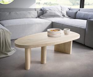 DELIFE Dohányzóasztal Wido 110x50 cm mango white wash