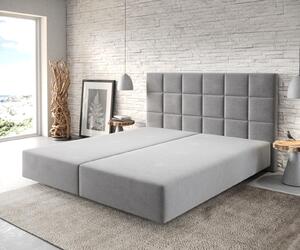 DELIFE Boxspring ágy Dream-Fine 180x200 cm mikroszálas szürke