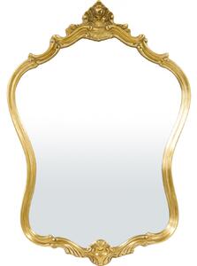 Ovális klasszikus fali tükör kecsesen faragott arany keretben 88x61.5x6cm