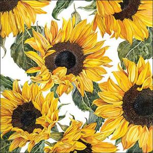 Sunflowers blossoming papírszalvéta 33x33cm,20db-os
